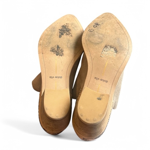 DOLCE VITA Sonni Taupe and Snake Ankle Booties with heel size 6 - Picture 9 of 10